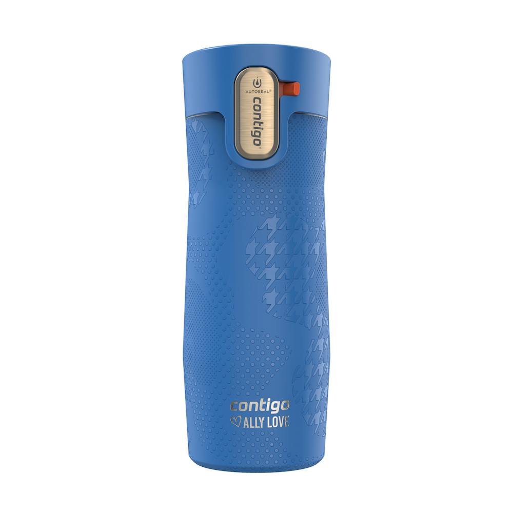 Contigo® x Ally Love West Loop 3.0 Stainless Steel Travel Mug with AUTOSEAL® Easy-Clean Lid, 16oz P1 Stellar Jay