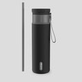 24oz SnapSeal™ Bottle U3 Licorice Gunmetal
