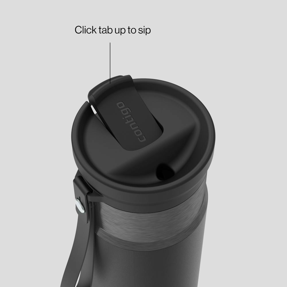 24oz SnapSeal™ Bottle U3 - Licorice Gunmetal
