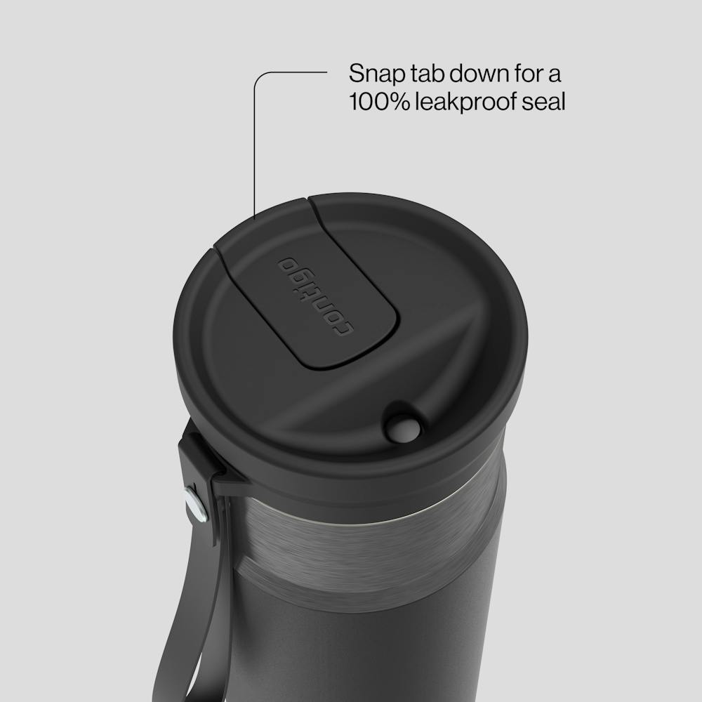 24oz SnapSeal™ Bottle U3 - Licorice Gunmetal