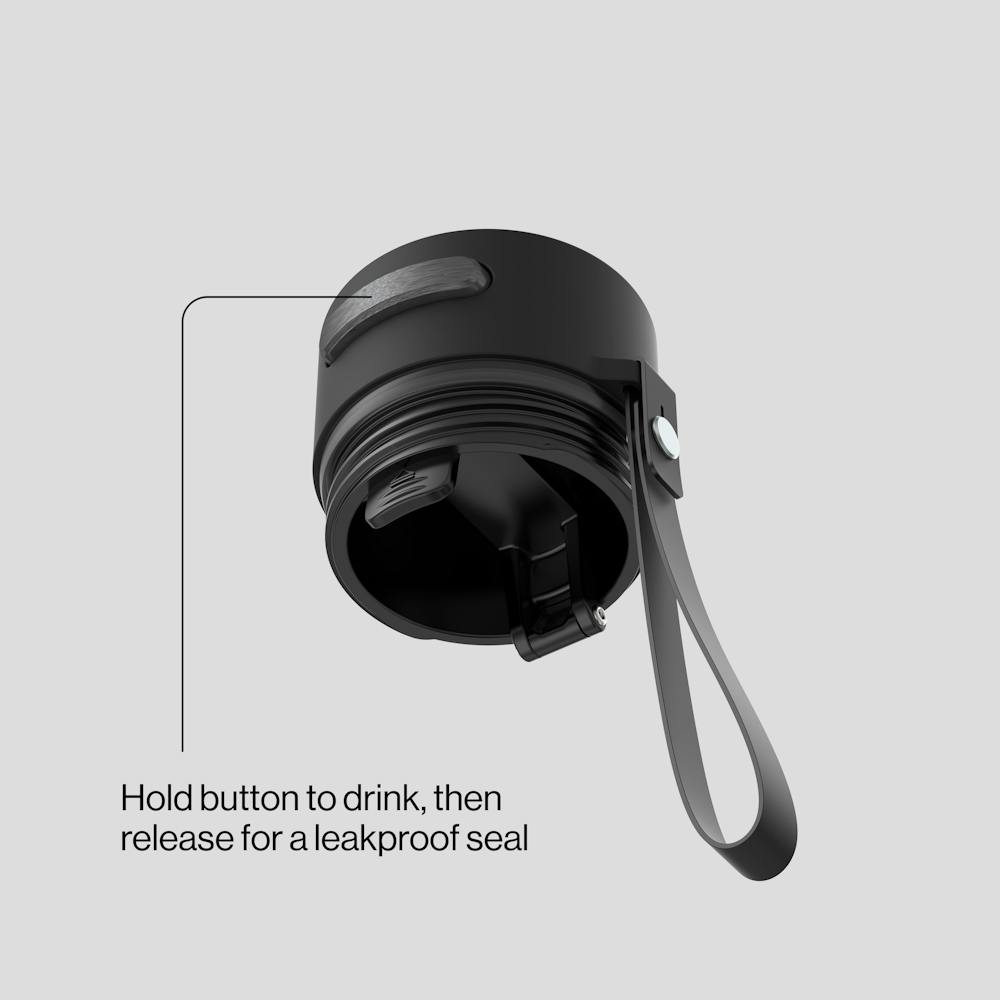 24 oz AutoSeal® Bottle U6 - Licorice Gunmetal