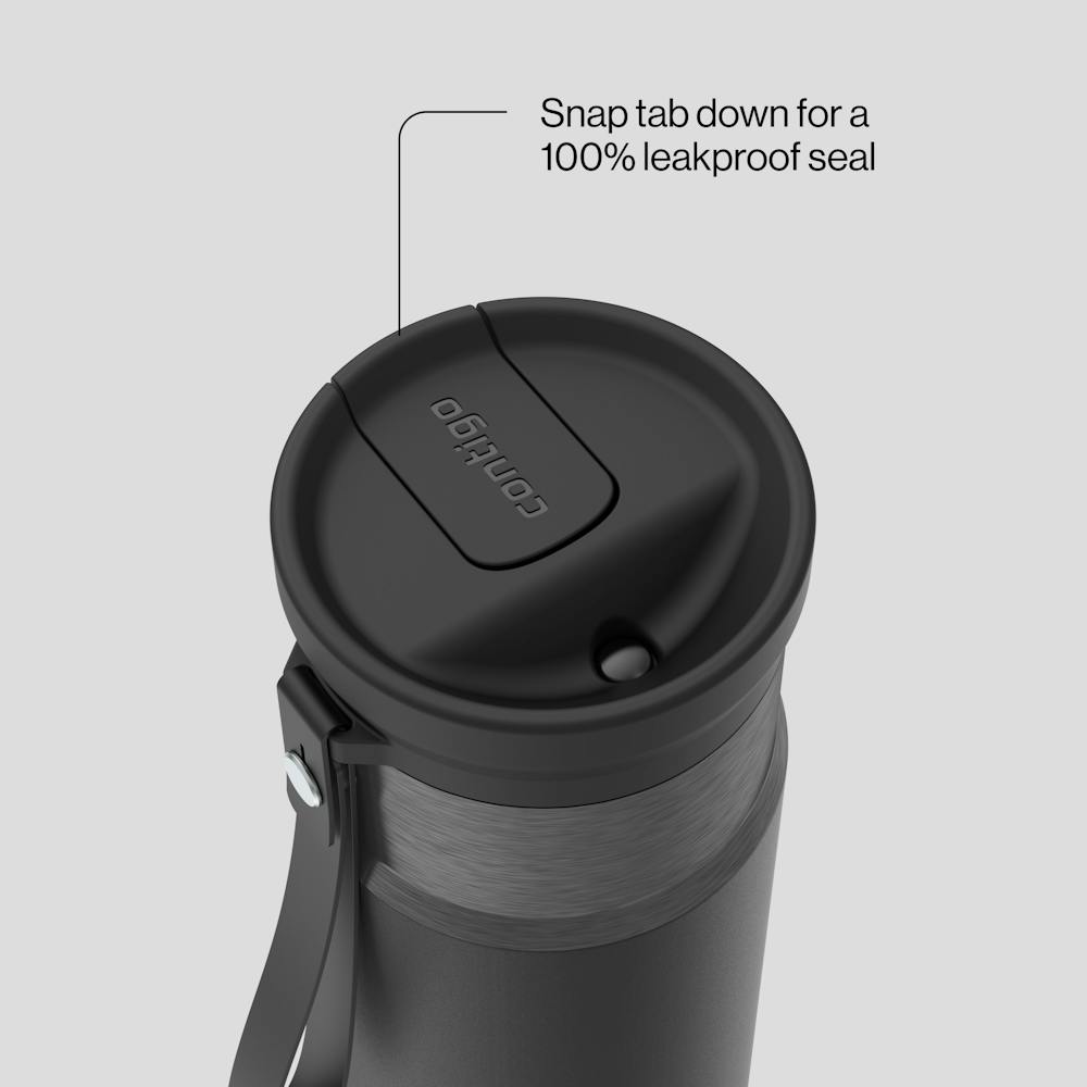 16 oz SnapSeal™ Bottle R4 - Licorice Gunmetal
