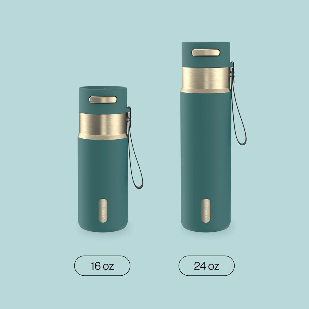 16oz AutoSeal® Bottle U4 - Mineral Teal Champagne