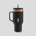 30 oz SnapSeal™ Tumbler (w/ Straw & Handle) C8 Licorice Bronze
