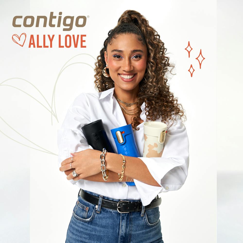Contigo® x Ally Love West Loop 3.0 Stainless Steel Travel Mug with AUTOSEAL® Easy-Clean Lid, 16oz - Oatmilk