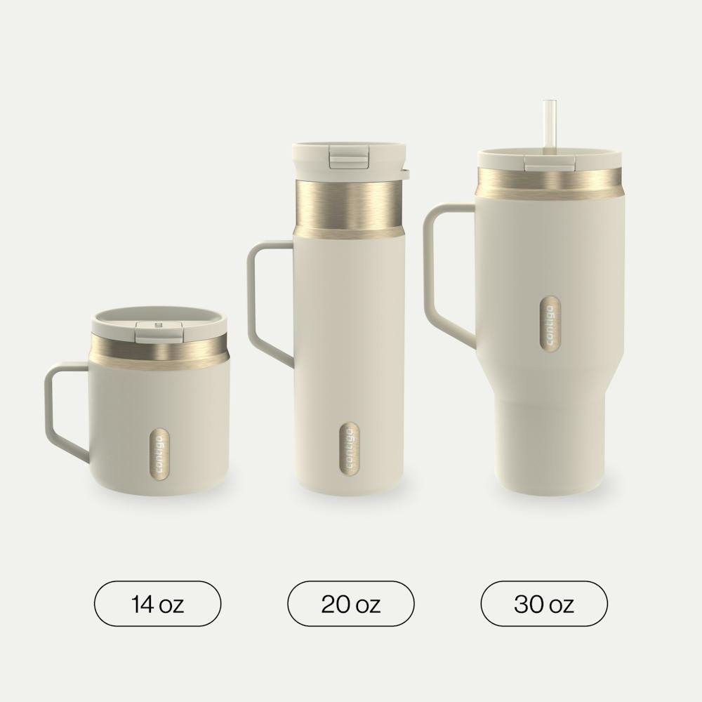 20 oz SnapSeal™ Bottle w/Handle T2 - Oatmilk Champagne