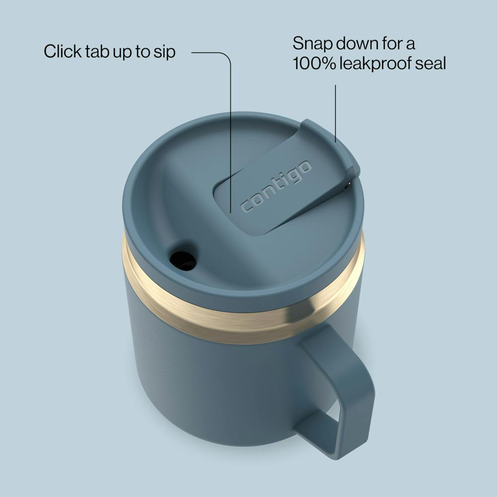 14 oz SnapSeal™ Bottle M8 - Denim Champagne