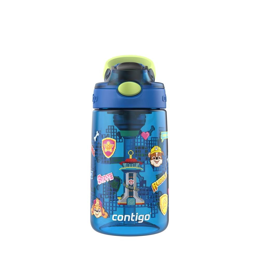 Contigo® Kids Water Bottle with Redesigned AUTOSPOUT® Straw, 14 oz, 2 pack N7 Dark Blue Aubrey
