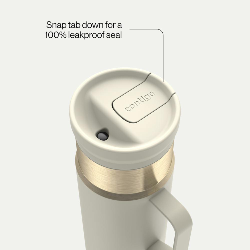 20 oz SnapSeal™ Bottle w/Handle T2 - Oatmilk Champagne