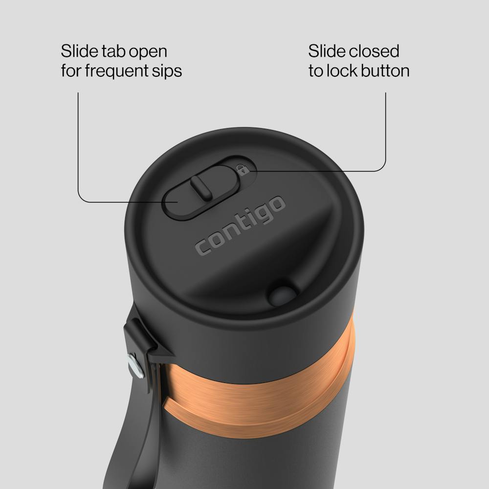 16oz AutoSeal® Bottle U4 - Licorice Bronze
