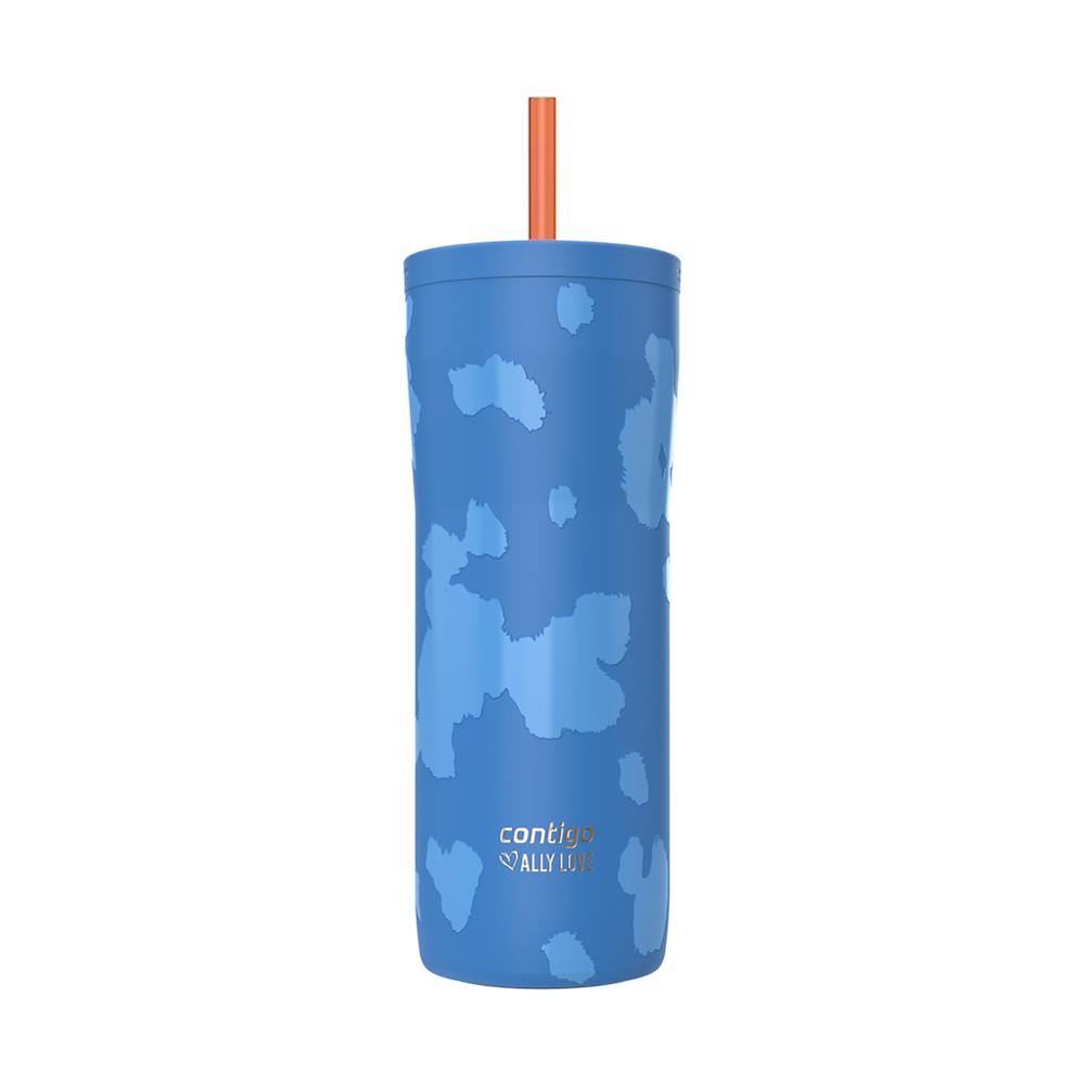 Contigo® x Ally Love Streeterville 2.0 Stainless Steel Tumbler with Straw, 24oz D1 Stellar Jay