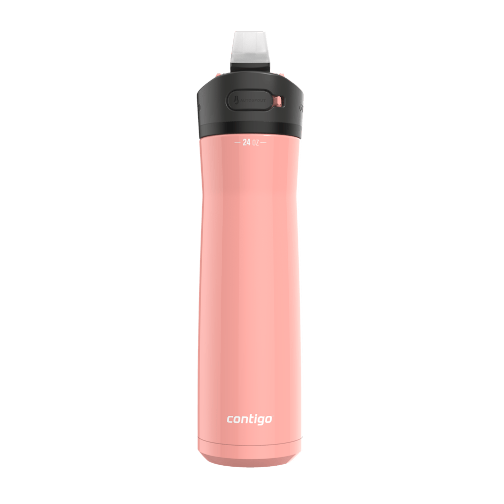 Contigo® Ashland Chill 2.0 Stainless Steel Water Bottle with AUTOSPOUT® Lid, 24oz U1 Pink Lemonade