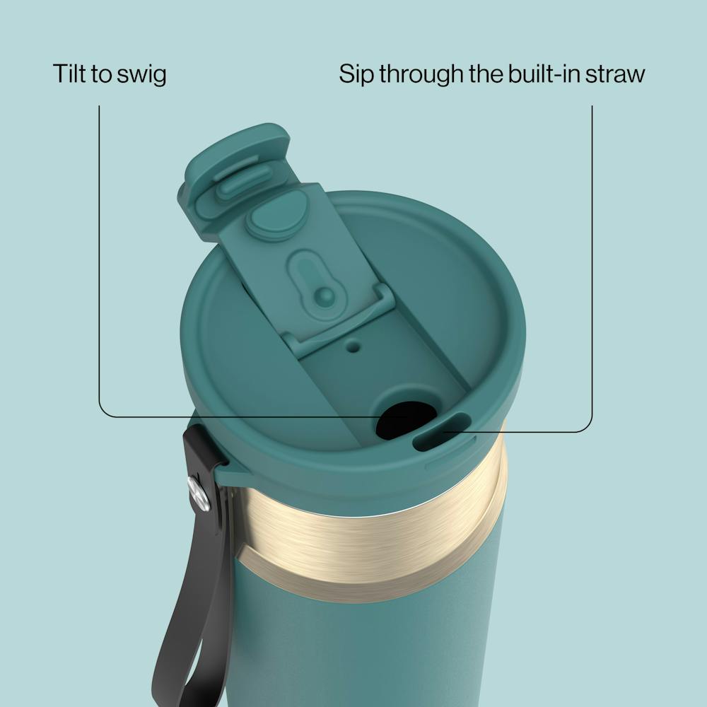 24oz DualSip Bottle F2 - Mineral Teal Champagne