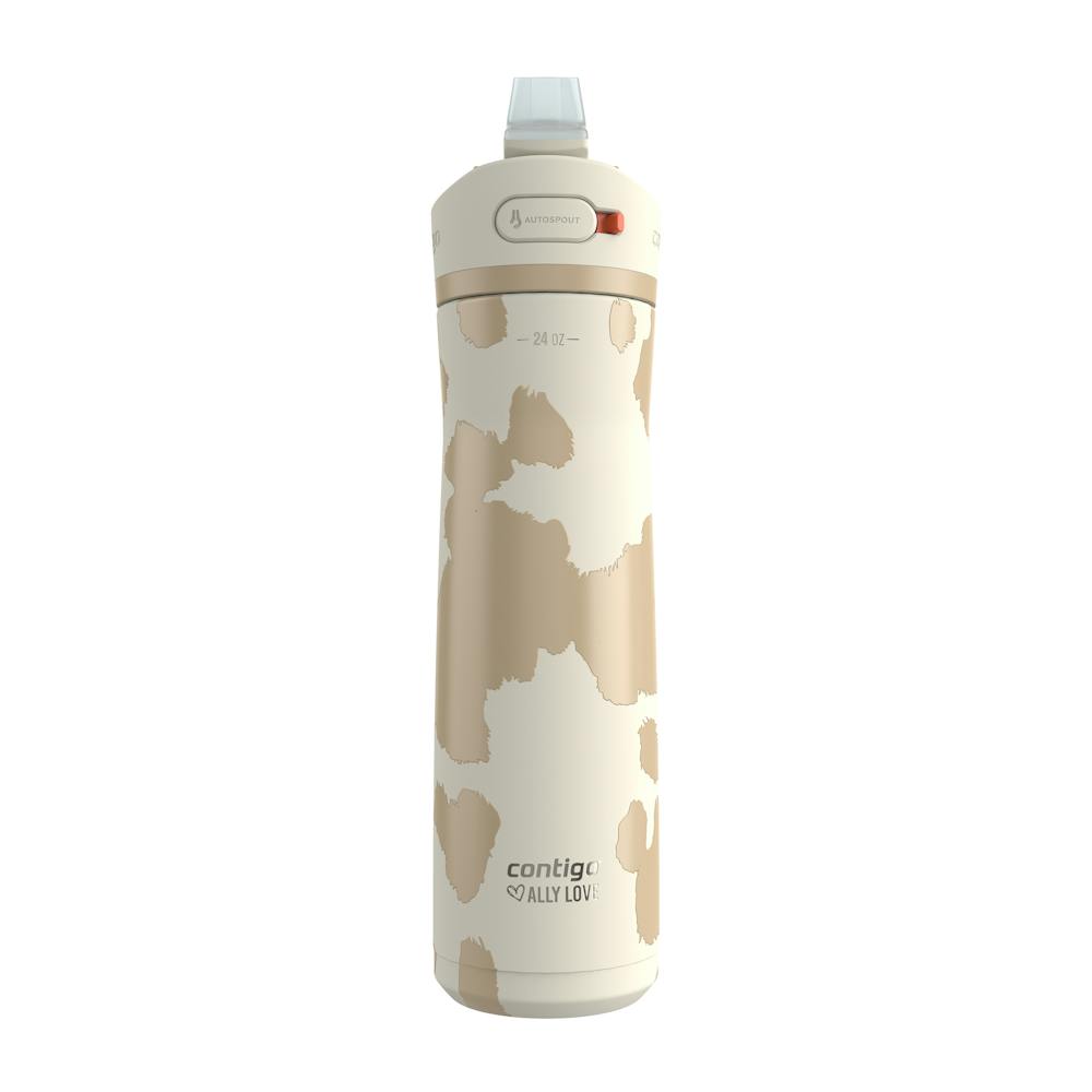 Contigo® x Ally Love Ashland Chill 2.0 Stainless Steel Water Bottle with AUTOSPOUT® Lid, 24oz M5 Oatmilk
