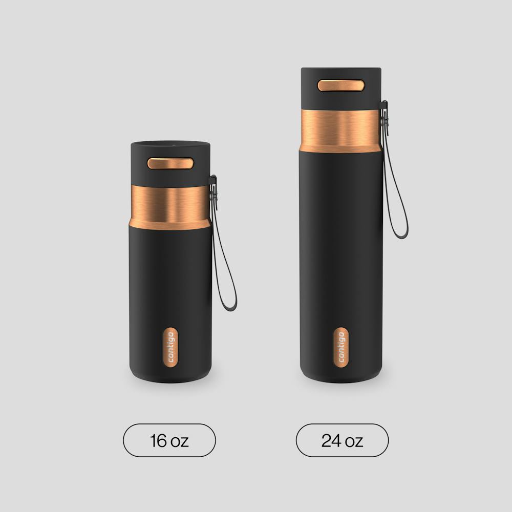 16oz AutoSeal® Bottle U4 - Licorice Bronze