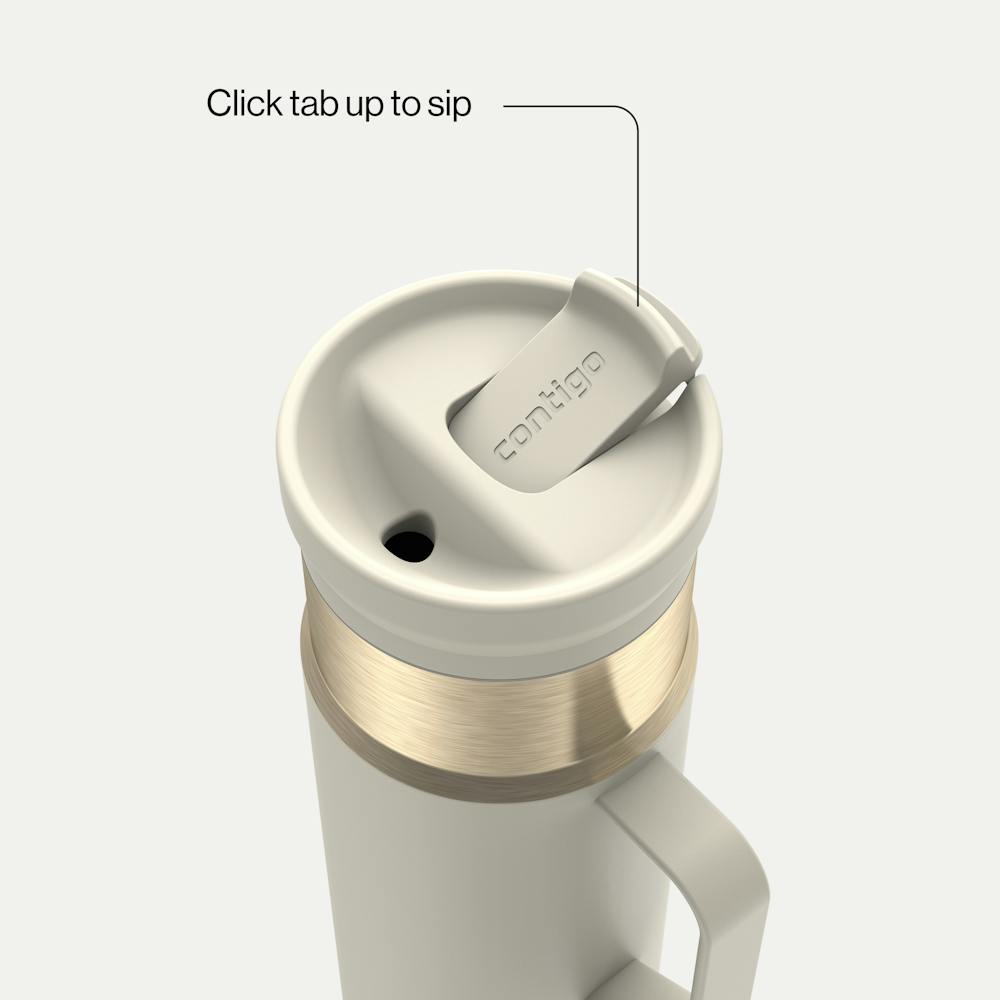 20 oz SnapSeal™ Bottle w/Handle T2 - Oatmilk Champagne