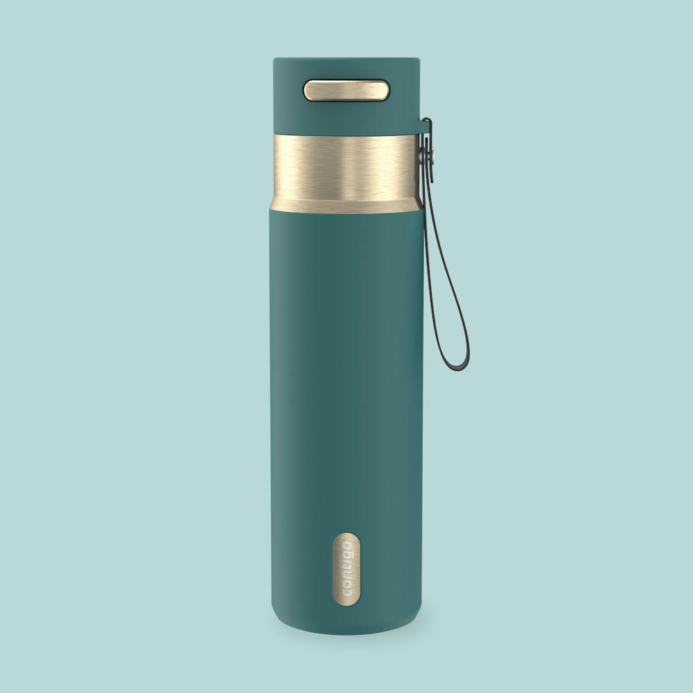 24 oz AutoSeal® Bottle U6 Mineral Teal Champagne