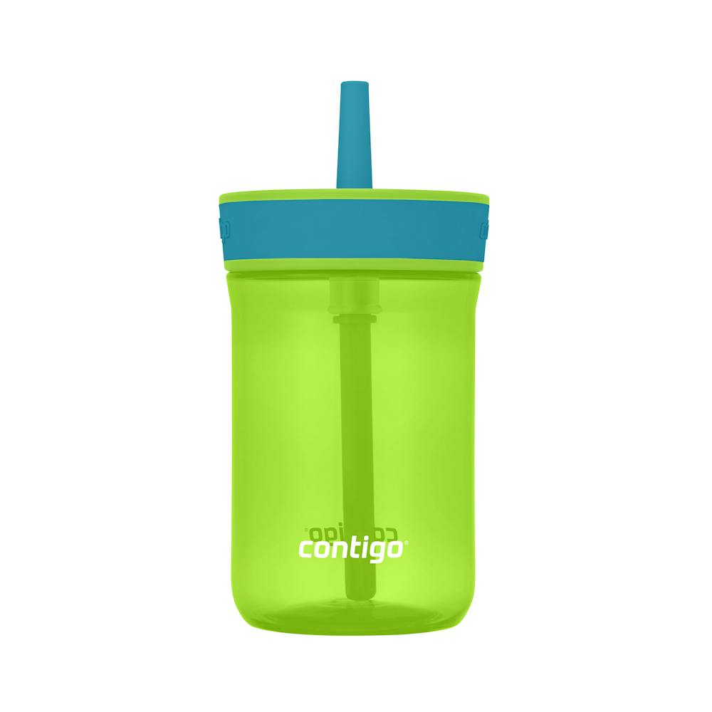 Kids Leighton Spill-Proof Tumbler with Straw, 14oz., 2-Pack L5 Cool Lime Juniper