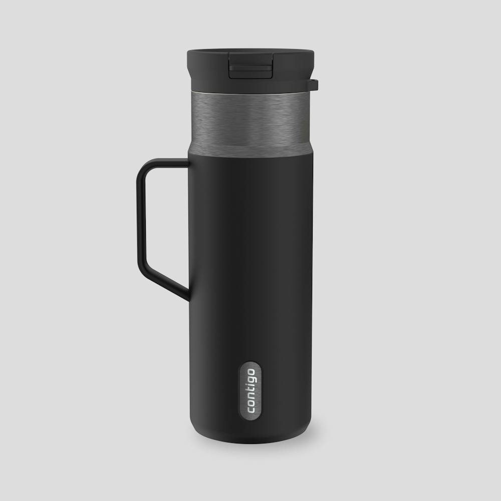 20 oz SnapSeal™ Bottle w/Handle - Licorice Gunmetal