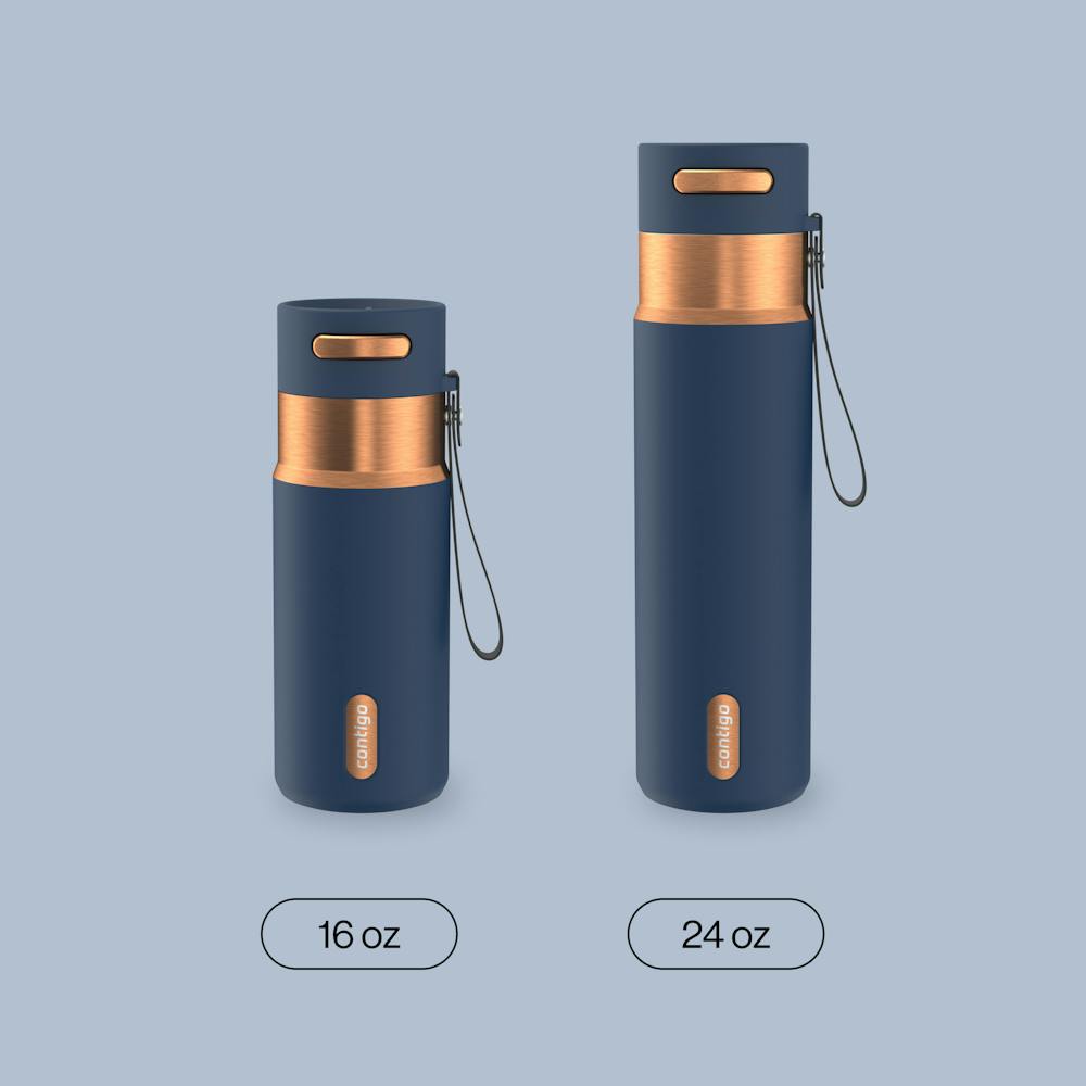 24 oz AutoSeal® Bottle U6 - Abyss Bronze