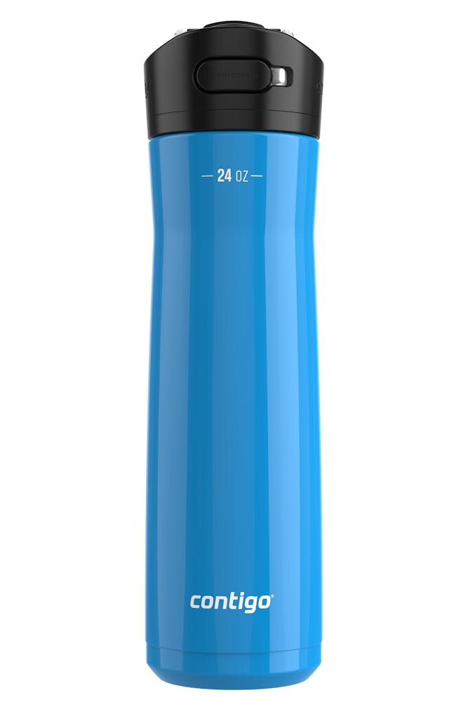 Contigo® Ashland Chill 2.0 Stainless Steel Water Bottle with AUTOSPOUT® Lid, 24oz U1 Blue Poppy